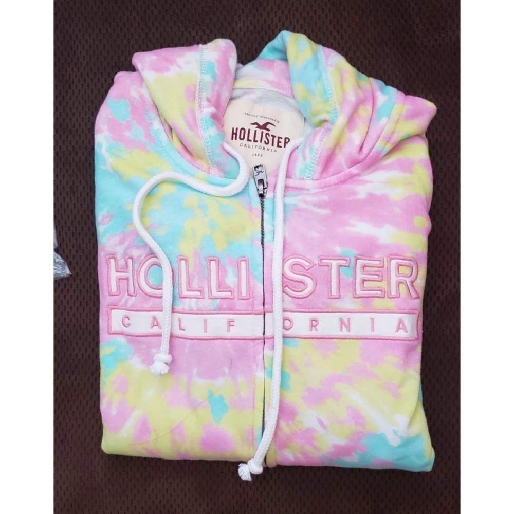 New Women's Hollister Multicolor Hoodie SZ M